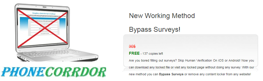 Bypass surveys online tool